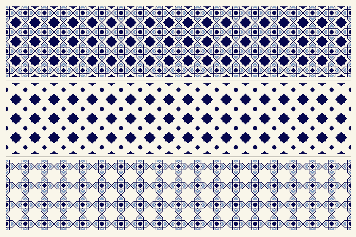 Thirteen Seamless Modern Geometric Atelier Patterns - Viki SisnettePattern