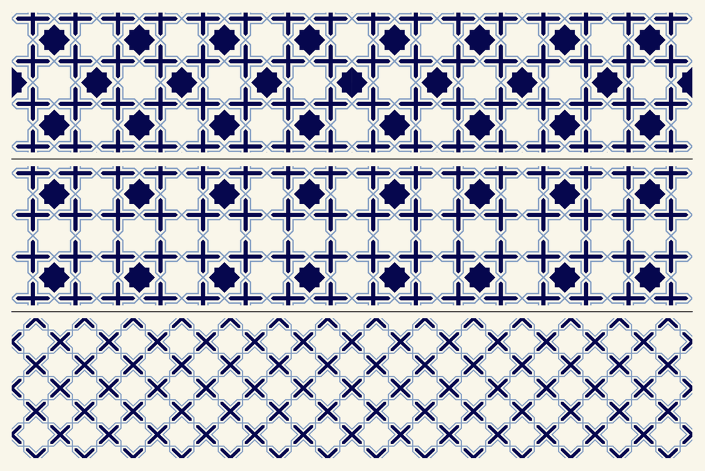 Thirteen Seamless Modern Geometric Atelier Patterns - Viki SisnettePattern