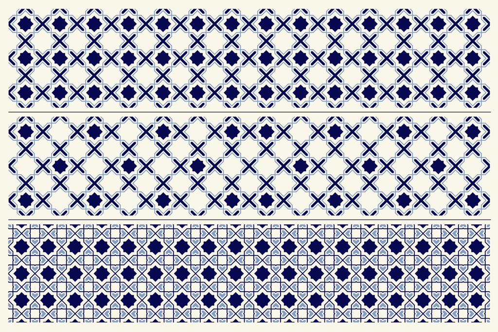 Thirteen Seamless Modern Geometric Atelier Patterns - Viki SisnettePattern