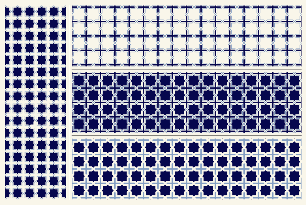 Thirteen Seamless Modern Geometric Atelier Patterns - Viki SisnettePattern