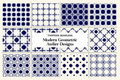 Thirteen Seamless Modern Geometric Atelier Patterns - Viki SisnettePattern